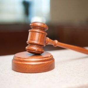 Marteau de juge utiliser dans le cadre d'une affaire en droit du travail